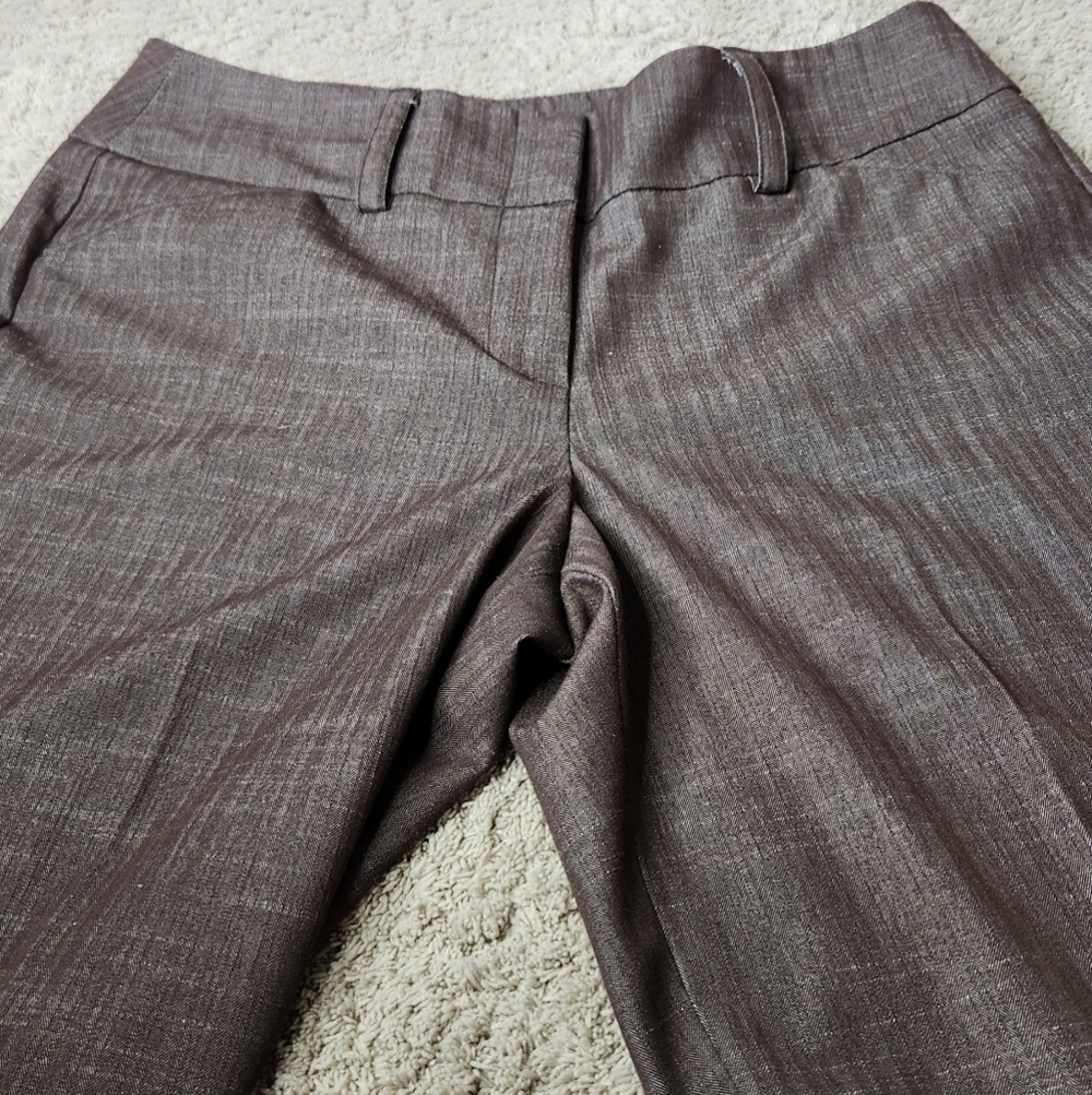 Women's Dress Brown Trousers - Dress Barn - Size 8 - Picture 3 of 12